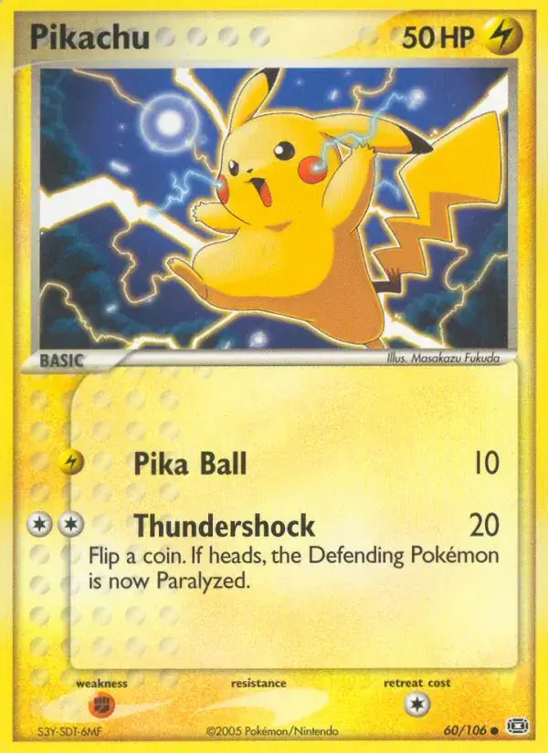 Pikachu - 60/107 - Emerald