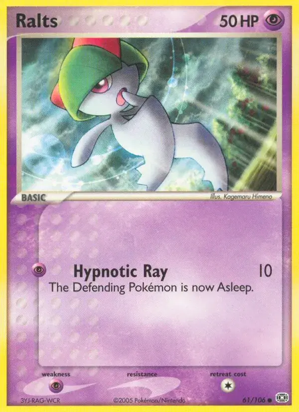 Ralts - 61/107 - Emerald