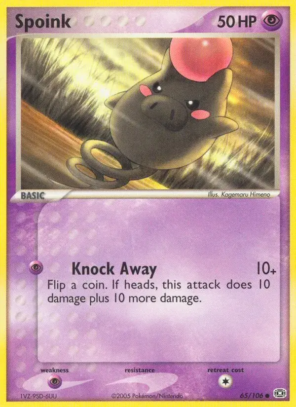 Spoink - 65/107 - Emerald