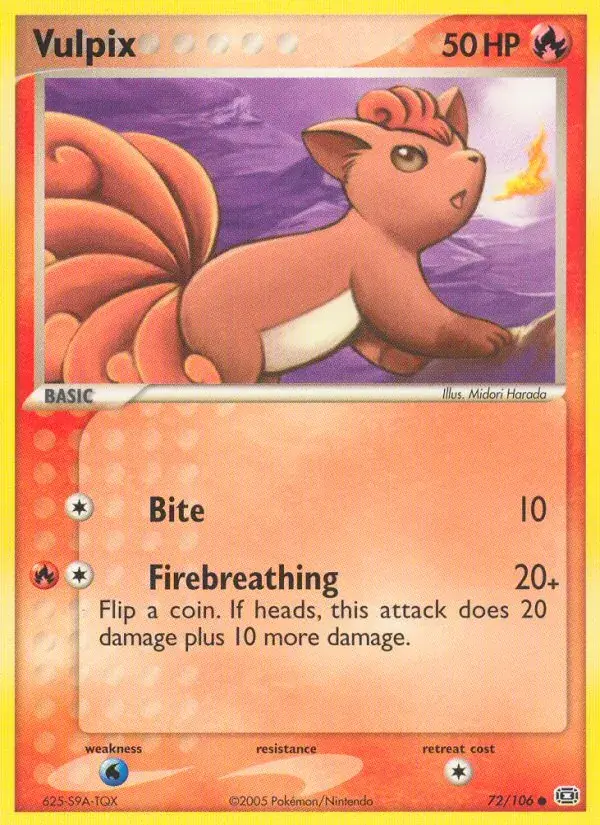 Vulpix - 72/107 - Emerald