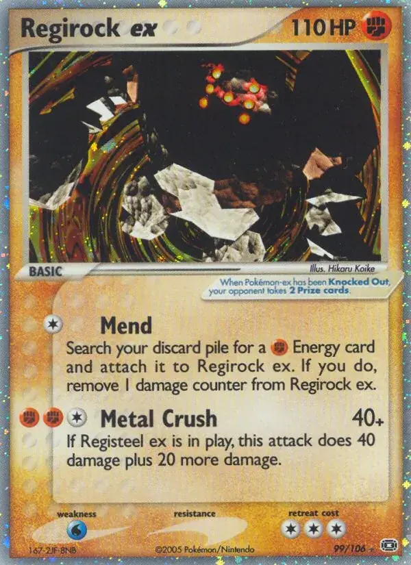 Regirock ex - 99/107 - Emerald