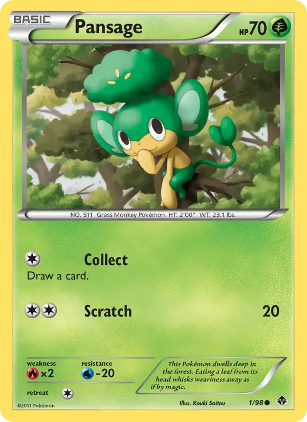 Pansage - 1/98 - Emerging Powers