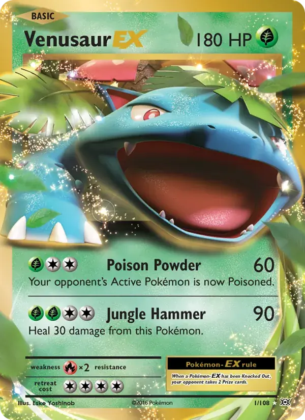 Venusaur EX - 1/113 - Evolutions