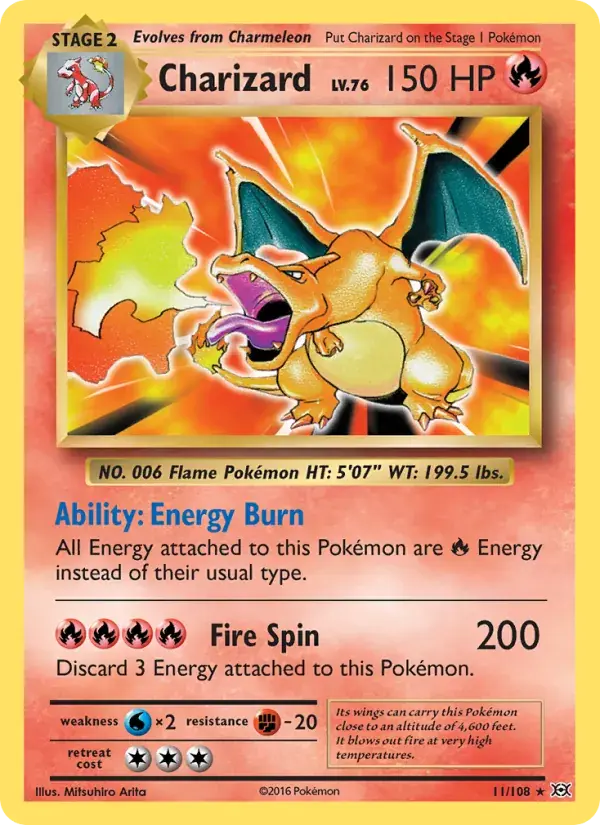 Charizard - 11/113 - Evolutions
