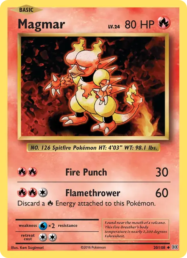 Magmar - 20/113 - Evolutions