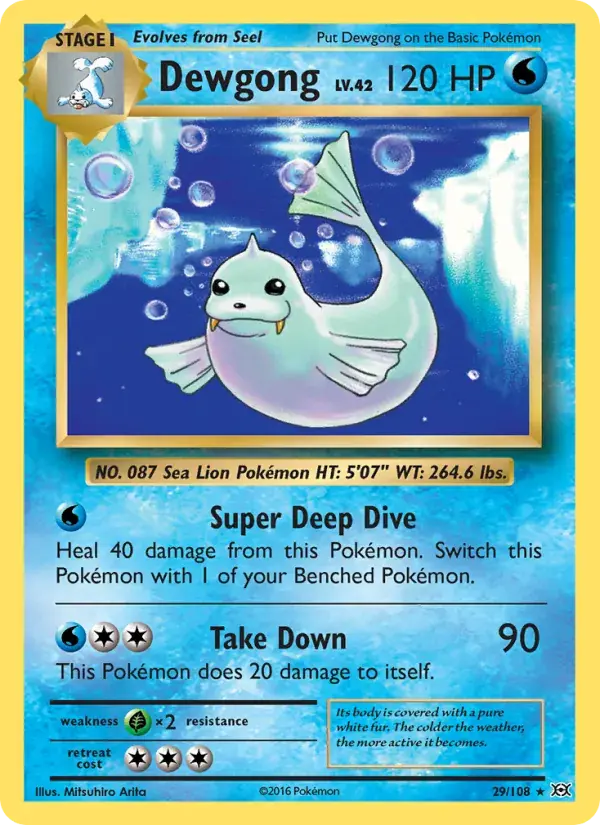 Dewgong - 29/113 - Evolutions