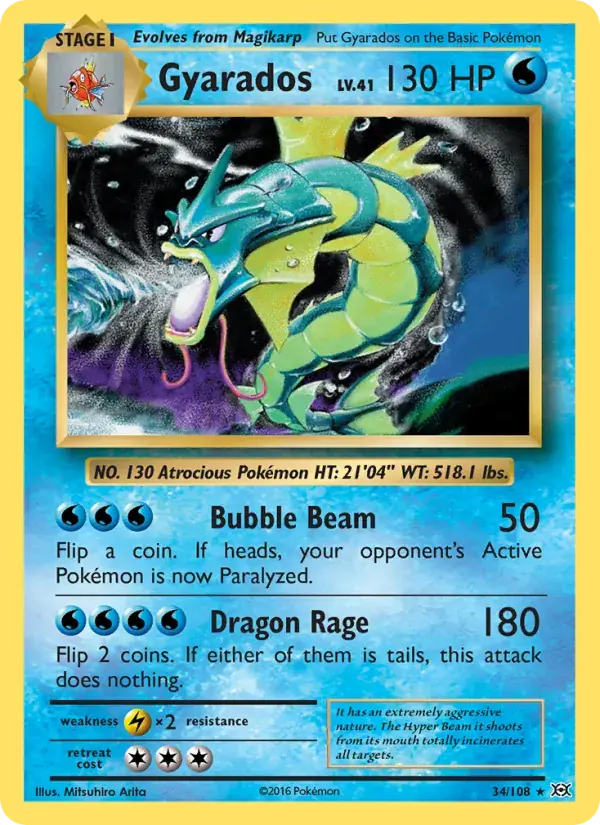Gyarados - 34/113 - Evolutions