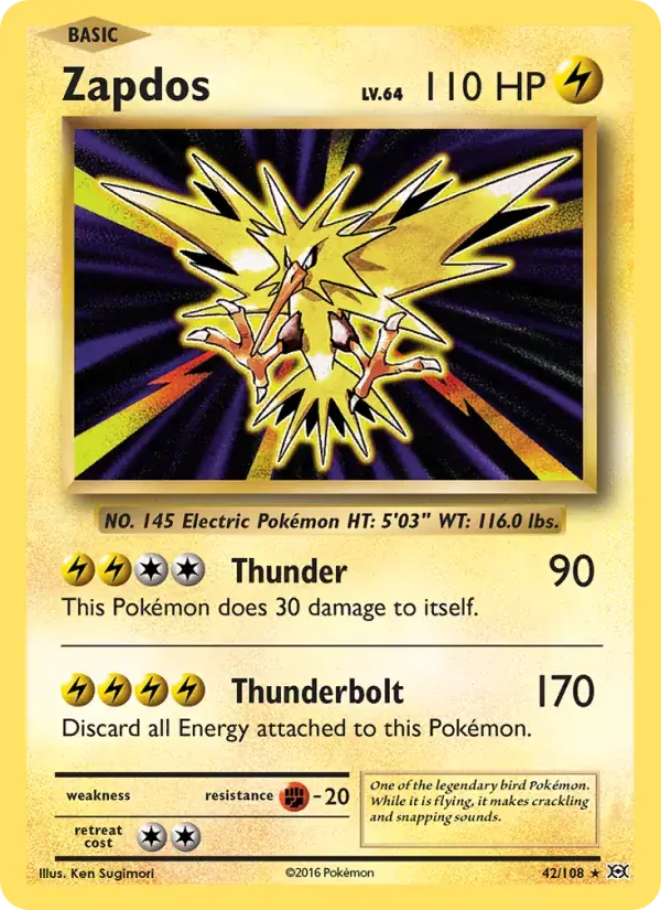Zapdos - 42/113 - Evolutions