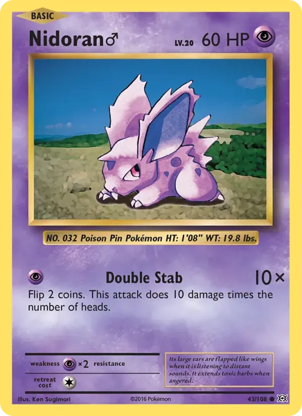 Nidoran♂ - 43/113 - Evolutions