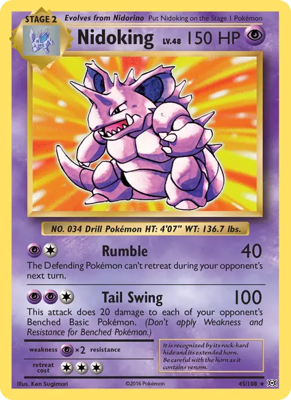 Nidoking - 45/113 - Evolutions