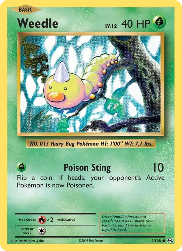 Weedle - 5/113 - Evolutions