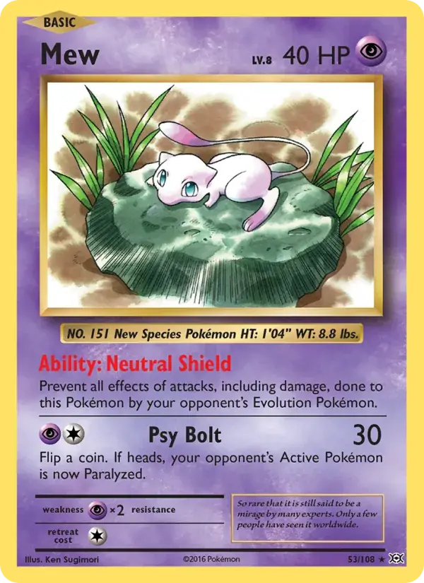 Mew - 53/113 - Evolutions