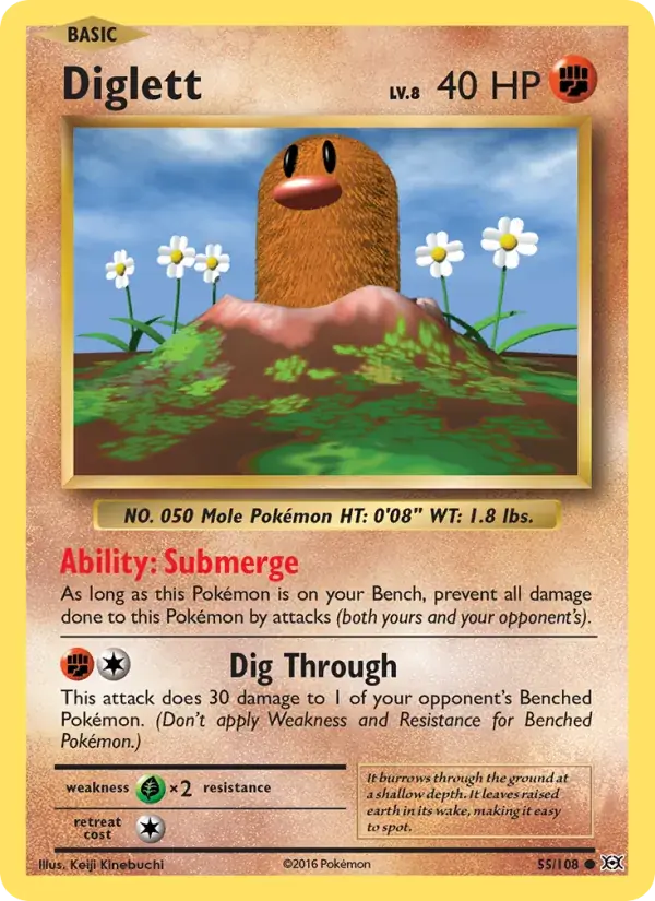 Diglett - 55/113 - Evolutions