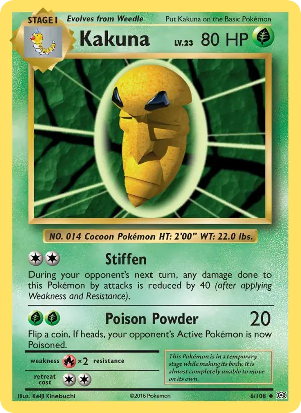 Kakuna - 6/113 - Evolutions