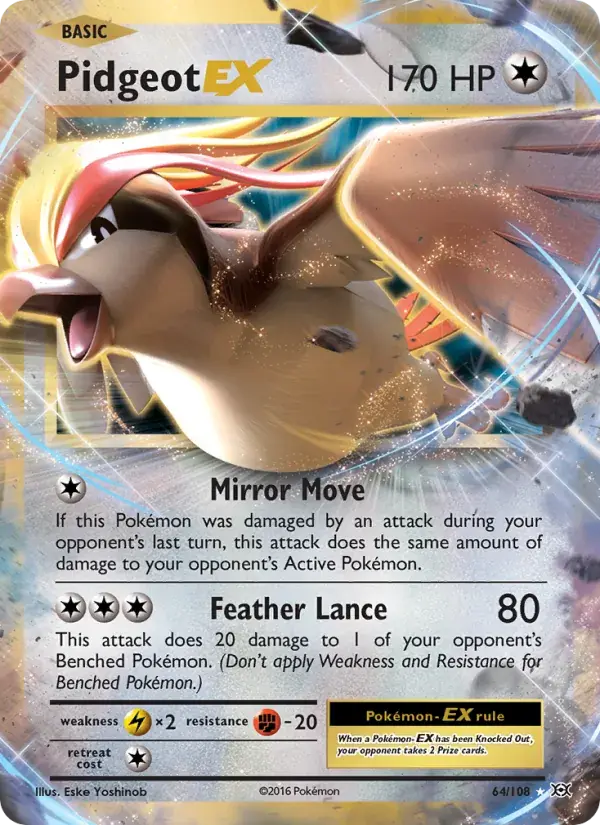 Pidgeot EX - 64/113 - Evolutions