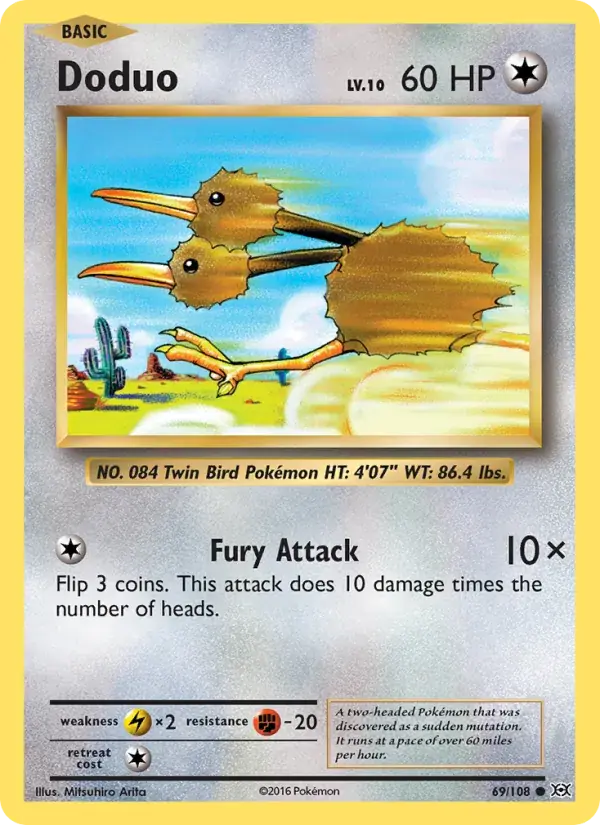 Doduo - 69/113 - Evolutions