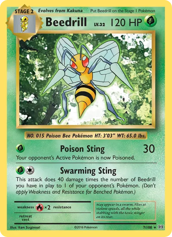 Beedrill - 7/113 - Evolutions