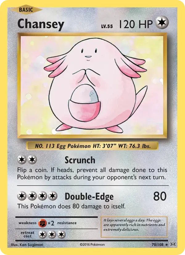 Chansey - 70/113 - Evolutions