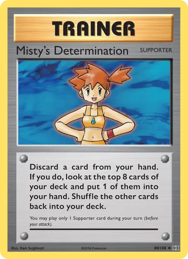 Misty's Determination - 80/113 - Evolutions