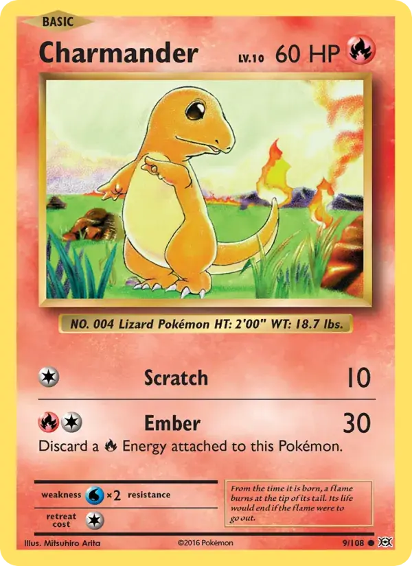Charmander - 9/113 - Evolutions