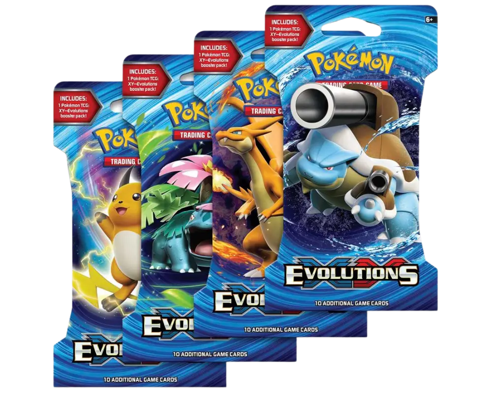 Evolutions: Sleeved Booster Pack Art Set