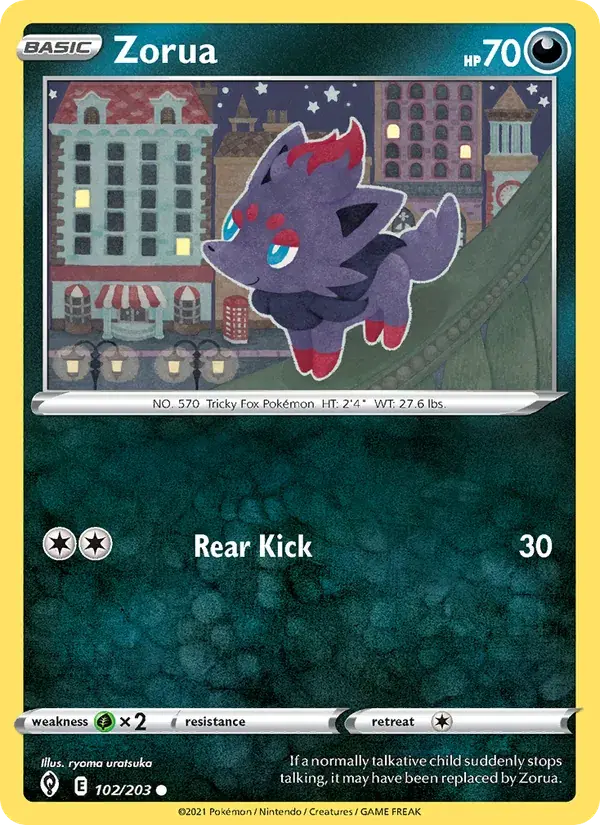 Zorua - 102/237 - Evolving Skies