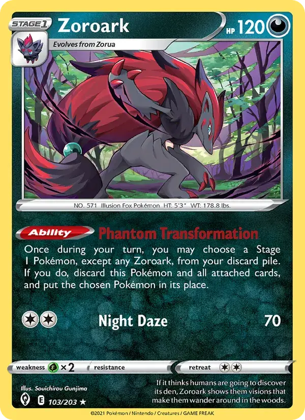 Zoroark - 103/237 - Evolving Skies
