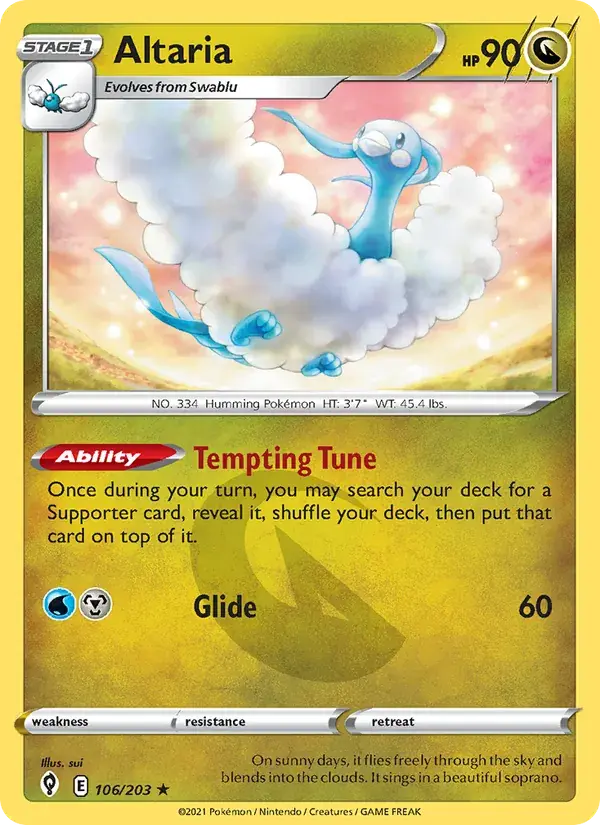 Altaria - 106/237 - Evolving Skies