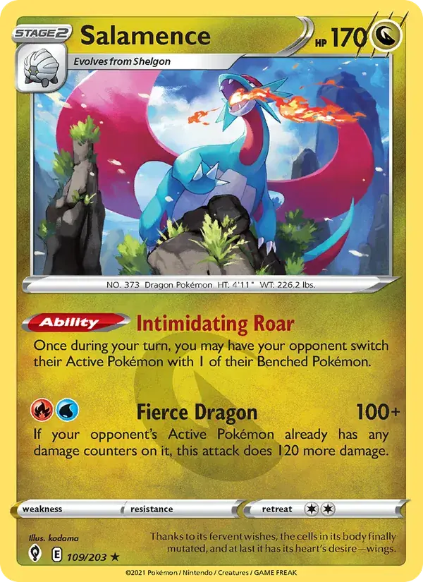 Salamence - 109/237 - Evolving Skies