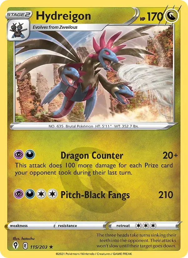 Hydreigon - 115/237 - Evolving Skies