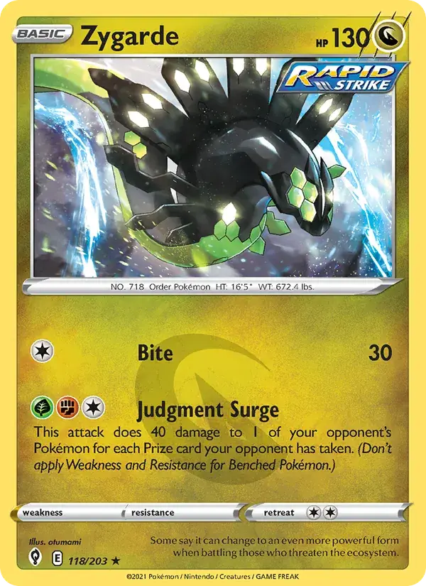 Zygarde - 118/237 - Evolving Skies