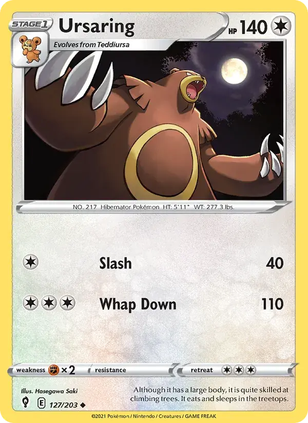 Ursaring - 127/237 - Evolving Skies