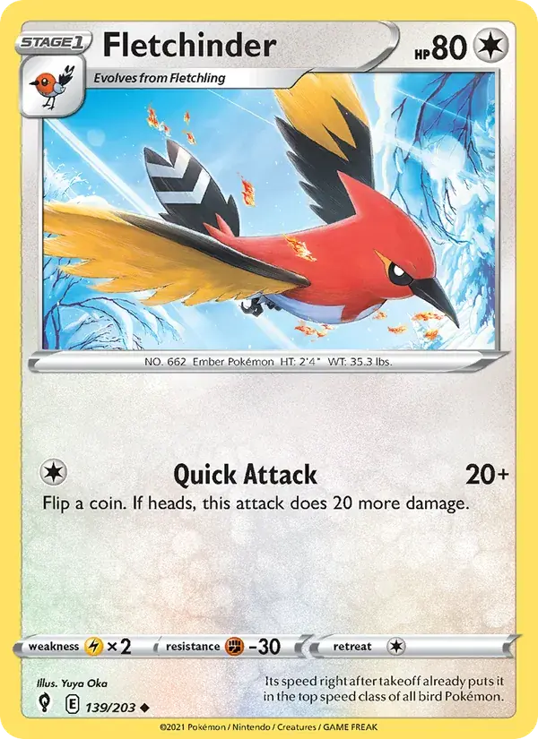 Fletchinder - 139/237 - Evolving Skies