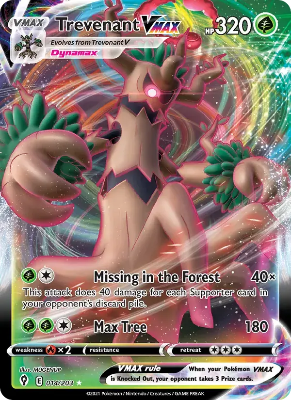 Trevenant VMAX - 14/237 - Evolving Skies