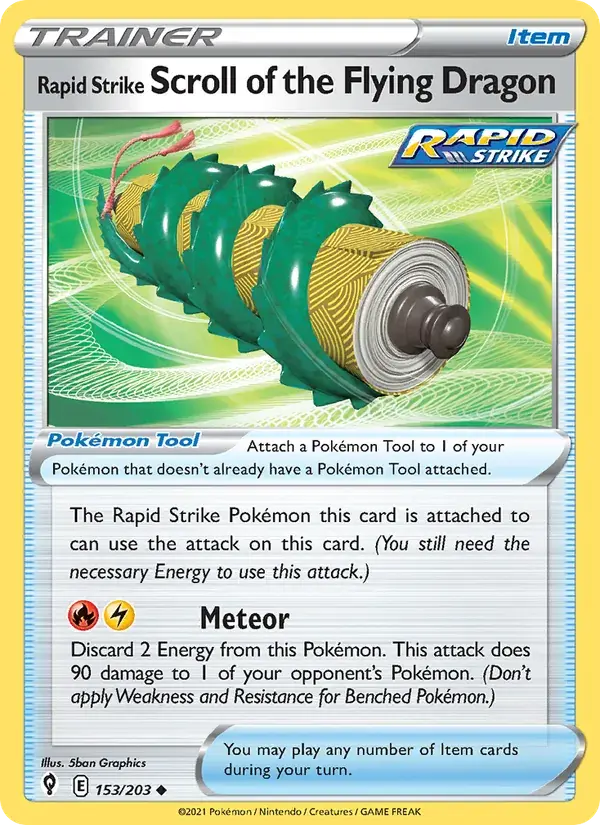 Rapid Strike Scroll of the Flying Dragon - 153/237 - Evolving Skies