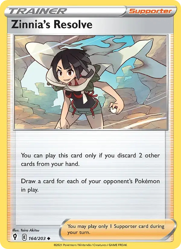 Zinnia's Resolve - 164/237 - Evolving Skies