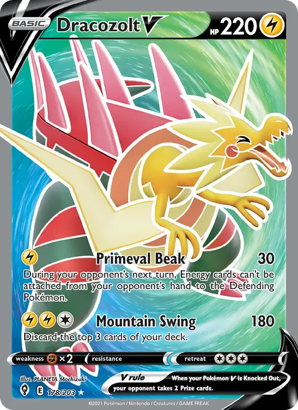 Dracozolt V - 178/237 - Evolving Skies