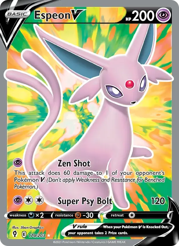 Espeon V - 179/237 - Evolving Skies