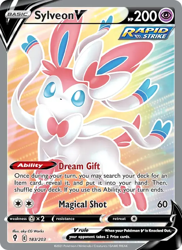 Sylveon V - 183/237 - Evolving Skies
