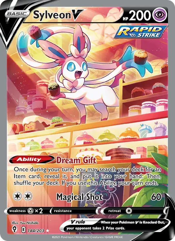 Sylveon V - 184/237 - Evolving Skies