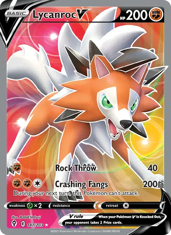 Lycanroc V - 187/237 - Evolving Skies