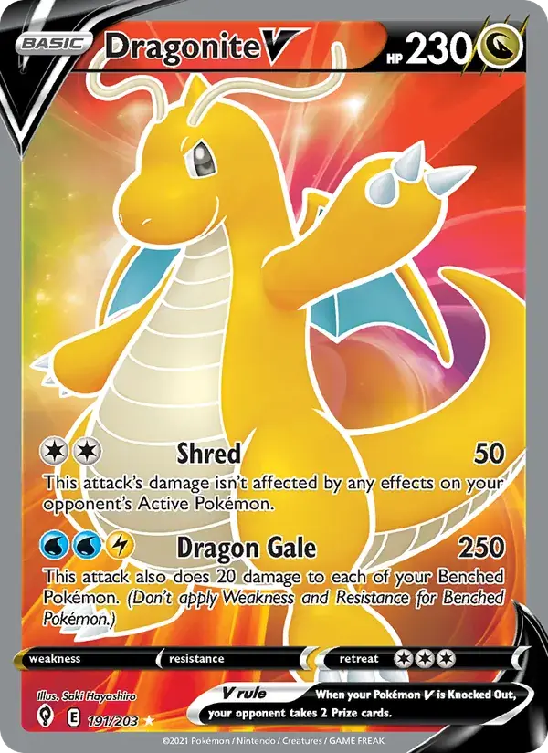 Dragonite V - 191/237 - Evolving Skies