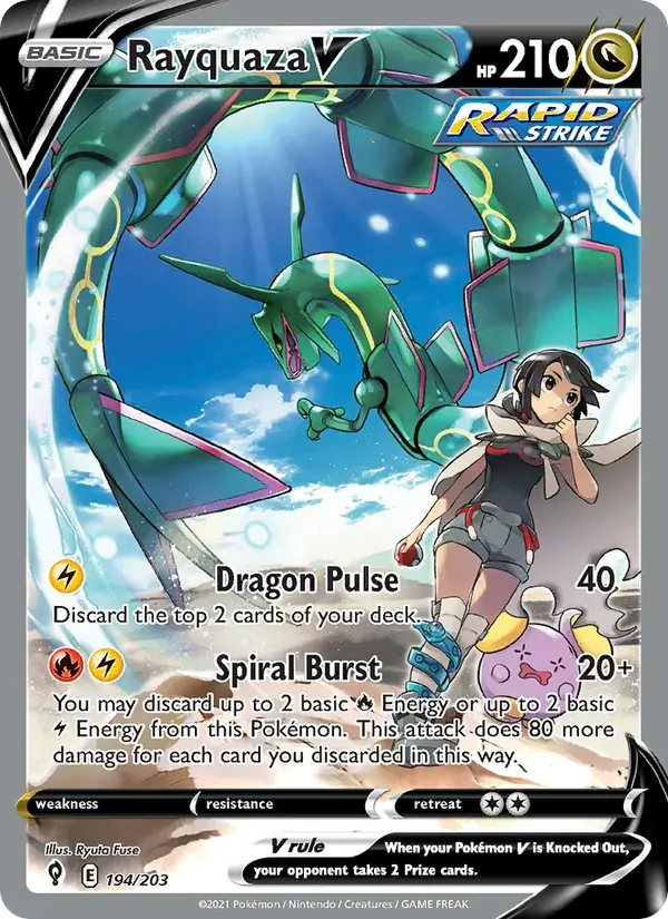 Rayquaza V - 194/237 - Evolving Skies