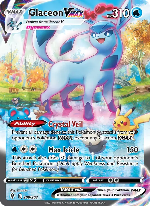 Glaceon VMAX - 209/237 - Evolving Skies