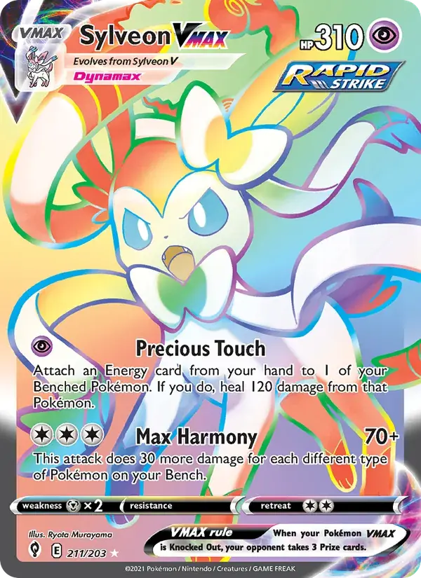 Sylveon VMAX - 211/237 - Evolving Skies
