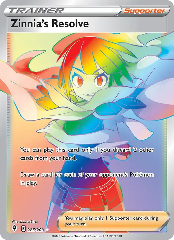 Zinnia's Resolve - 225/237 - Evolving Skies