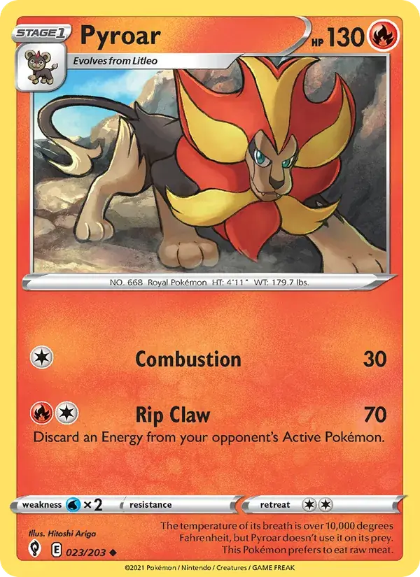Pyroar - 23/237 - Evolving Skies