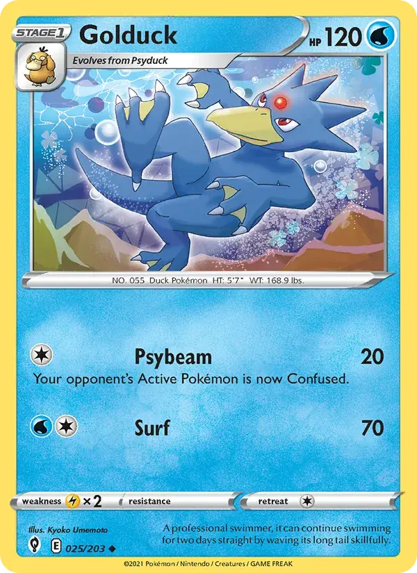 Golduck - 25/237 - Evolving Skies