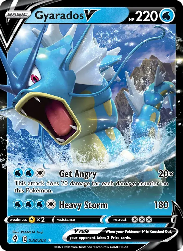 Gyarados V - 28/237 - Evolving Skies