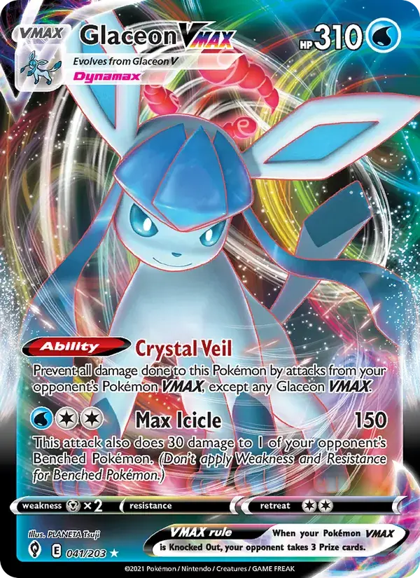 Glaceon VMAX - 41/237 - Evolving Skies